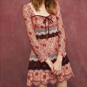 Anthropologie Foxidox Sadie mini dress, NWT